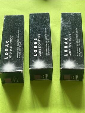 3 NEW LORAC Alter Ego Matte Lipstick in Free Spirit